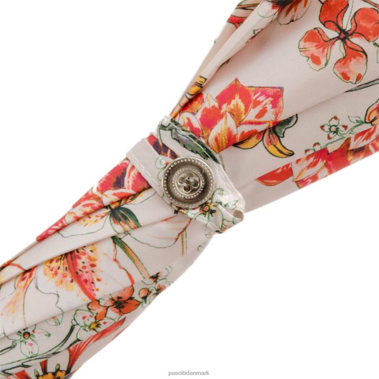 Kvinder PASOTTI 354ne 5y259-9 d4 - blomstret parasol med whangee håndtag 824L2635