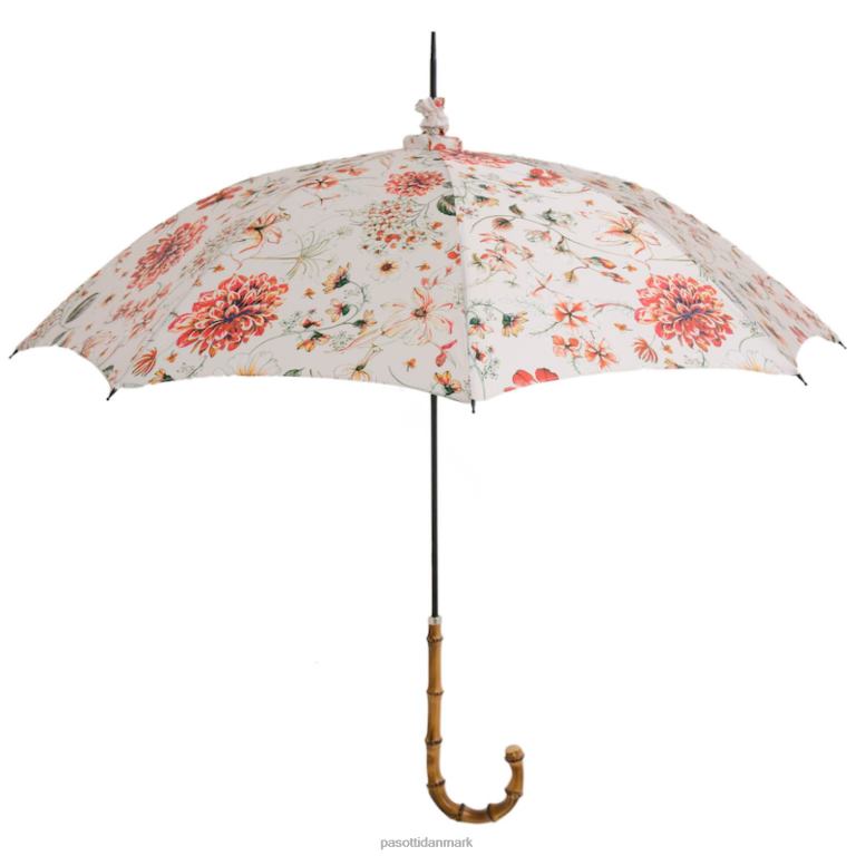 Kvinder PASOTTI 354ne 5y259-9 d4 - blomstret parasol med whangee håndtag 824L2635