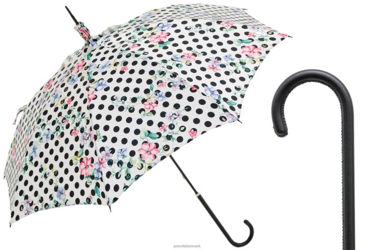 Kvinder PASOTTI 354ni 90462-2 d1 - prikket parasol med blomster 824L2628