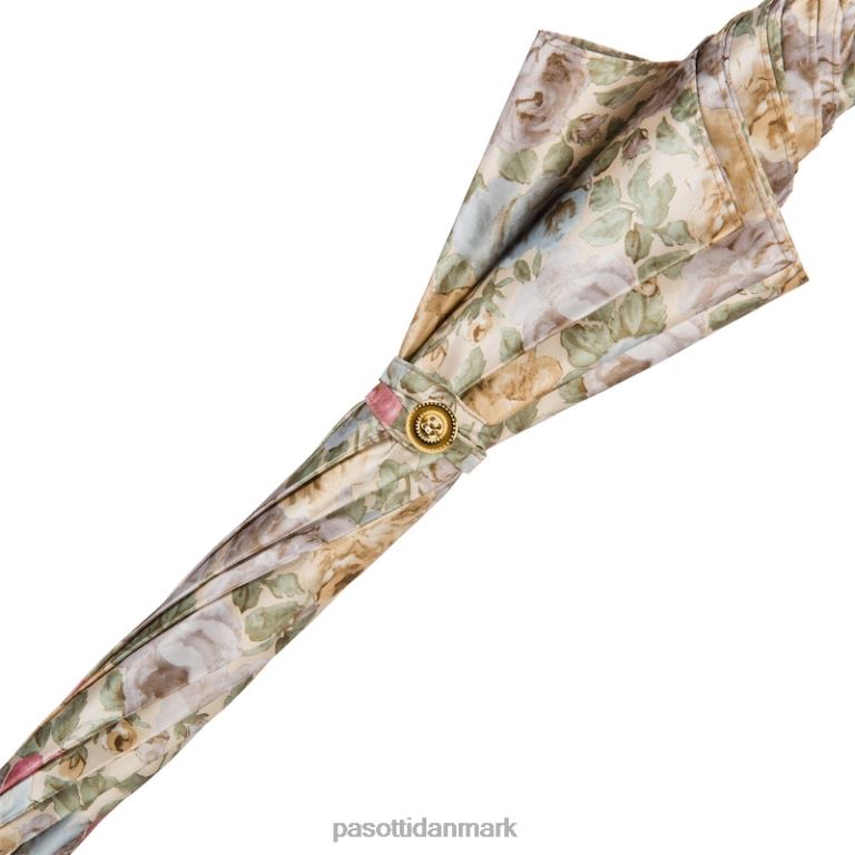 Kvinder PASOTTI 354or 57982-11 e11 - manuel åbning blomstret parasol, regntæt 824L2636
