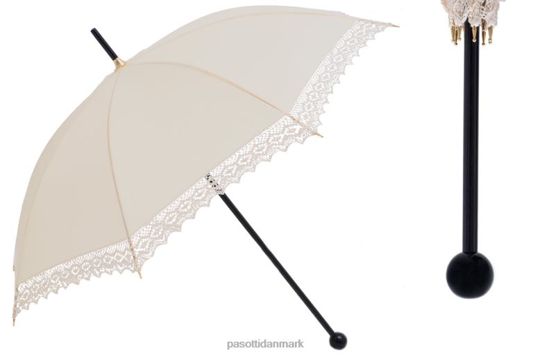 Kvinder PASOTTI 38 elfenben - bryllup parasol med blonder 824L2643