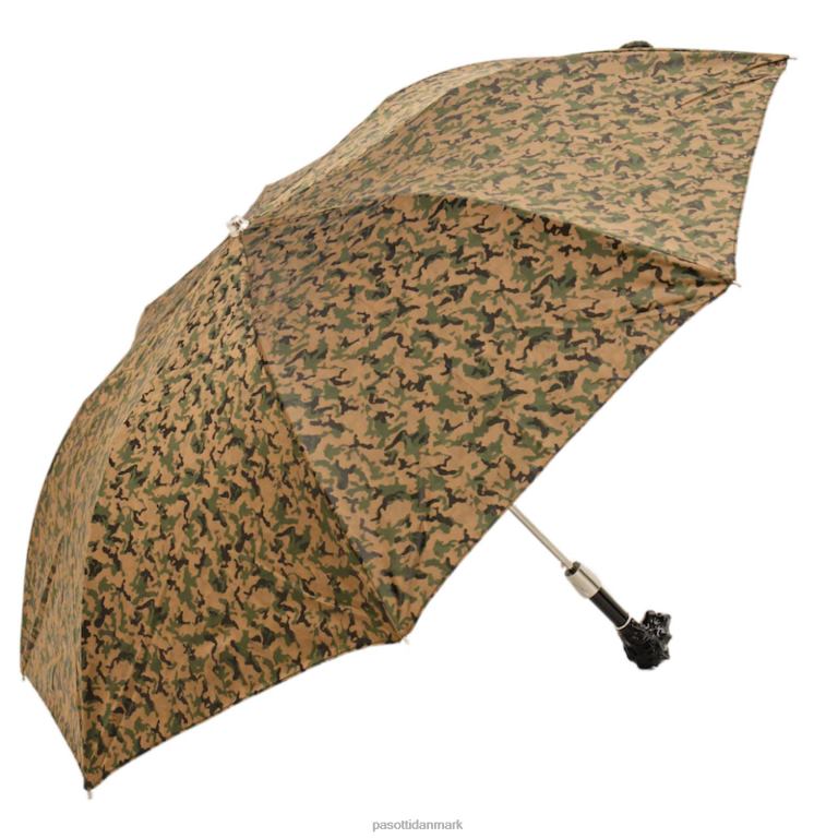 Mænd PASOTTI 64 51877-1 w37ne - camouflage foldeparaply, sort løve 824L2162