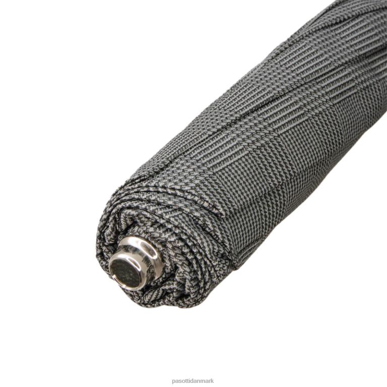 Mænd PASOTTI 64 milford-2 n37 - sammenklappelig milford paraply med flettet læderhåndtag 824L2169