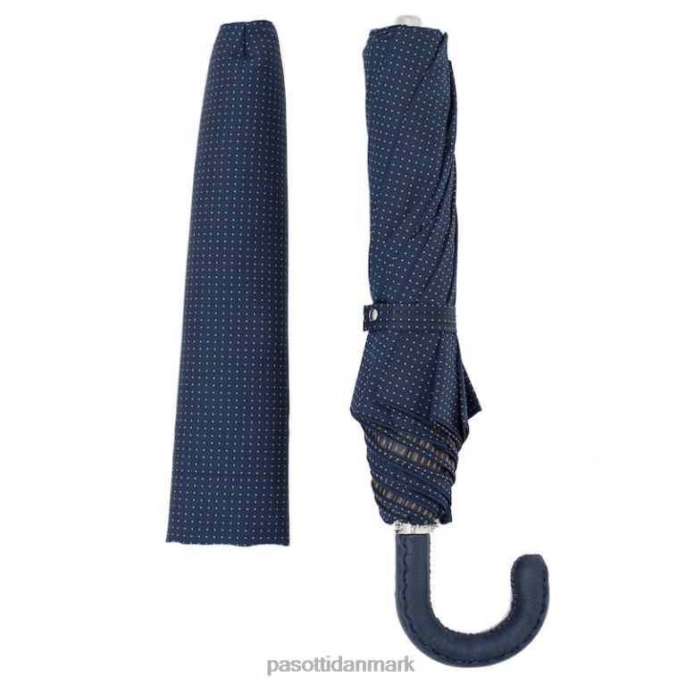 Mænd PASOTTI 64 pto cn4 n36 - foldeparaply med læderhåndtag 824L2186