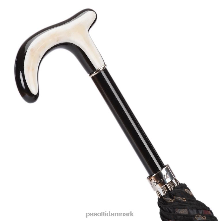 Mænd PASOTTI 478 5880-1 n59 - paisley paraply med hornhåndtag 824L212