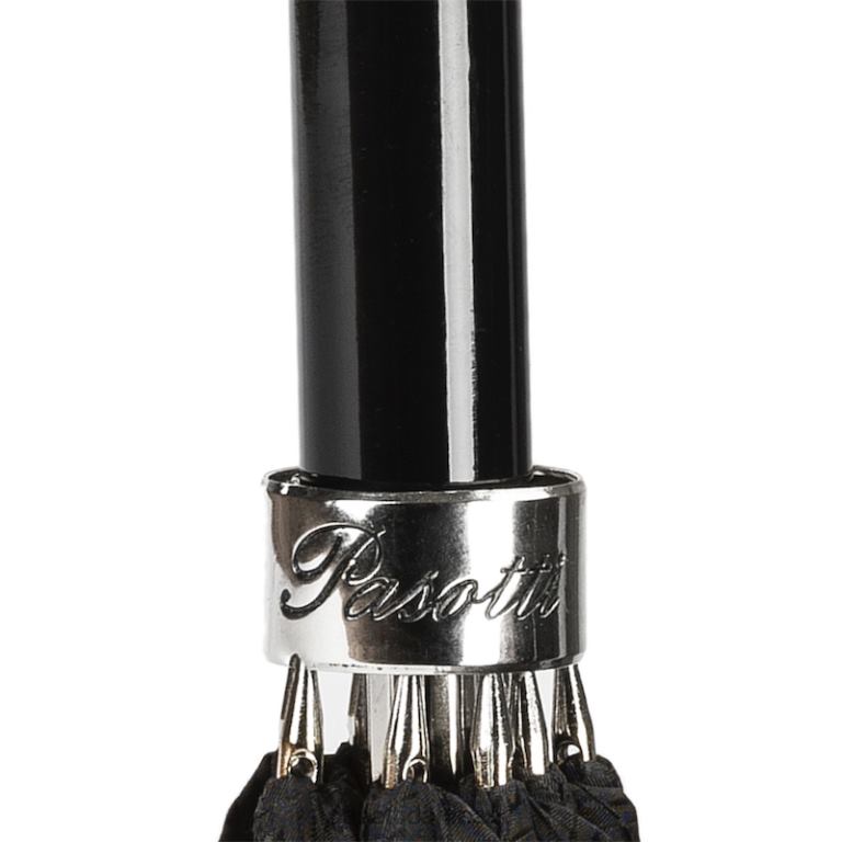 Mænd PASOTTI 478 6278-1 w03 - luksus sort paraply 824L284