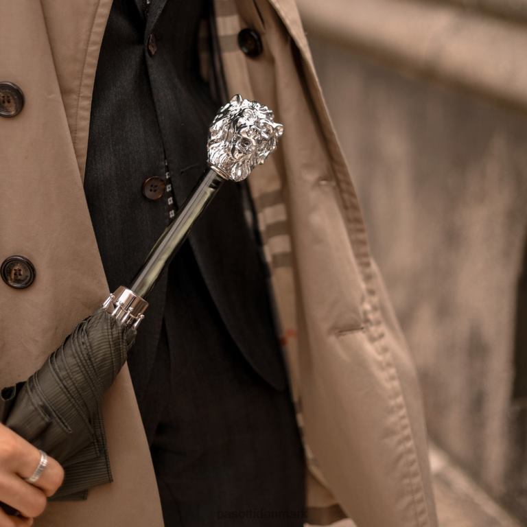 Mænd PASOTTI 478 6768-6 w37pv - grøn paraply, sølv løvehåndtag 824L279