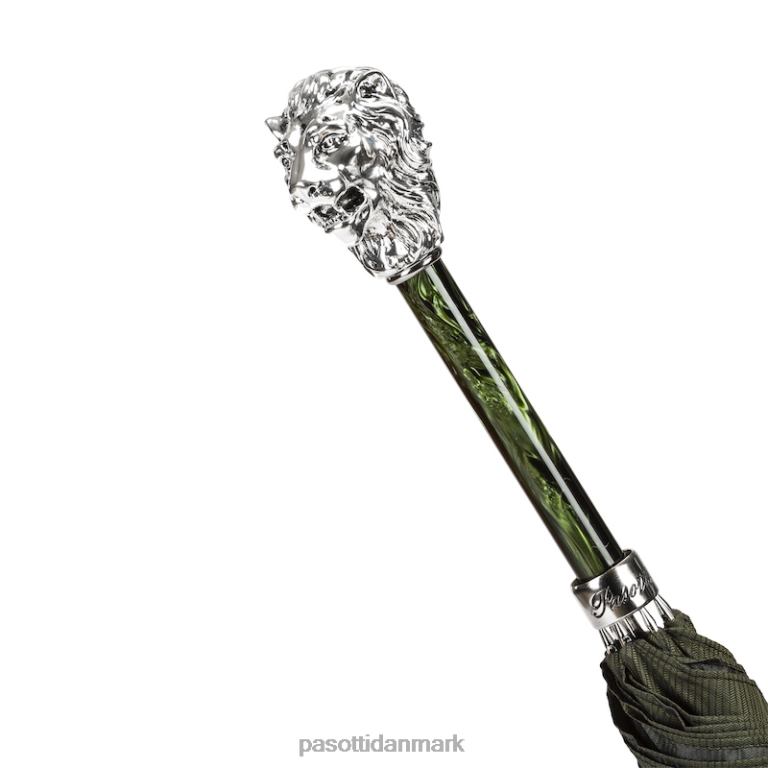 Mænd PASOTTI 478 6768-6 w37pv - grøn paraply, sølv løvehåndtag 824L279