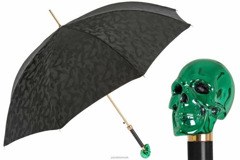 Mænd PASOTTI 479 11780-142 w33v - camouflage paraply med greenskull 824L228