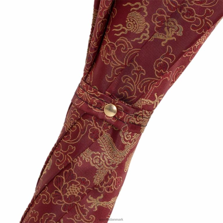 Mænd PASOTTI 479 51873-1 k73v - gyldne drager bordeaux paraply 824L21