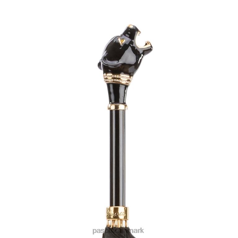 Mænd PASOTTI 479 6768-1 k1ne - sort panter paraply 824L219