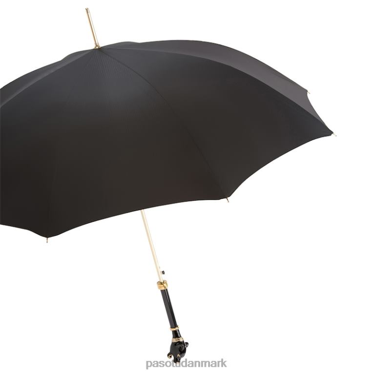 Mænd PASOTTI 479 6768-1 k1ne - sort panter paraply 824L219
