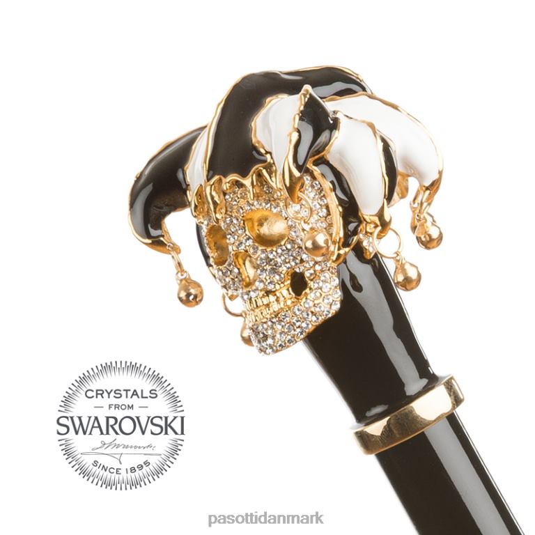 Mænd PASOTTI 479 oxf-18 k58 - swarovski jester skull paraply 824L267