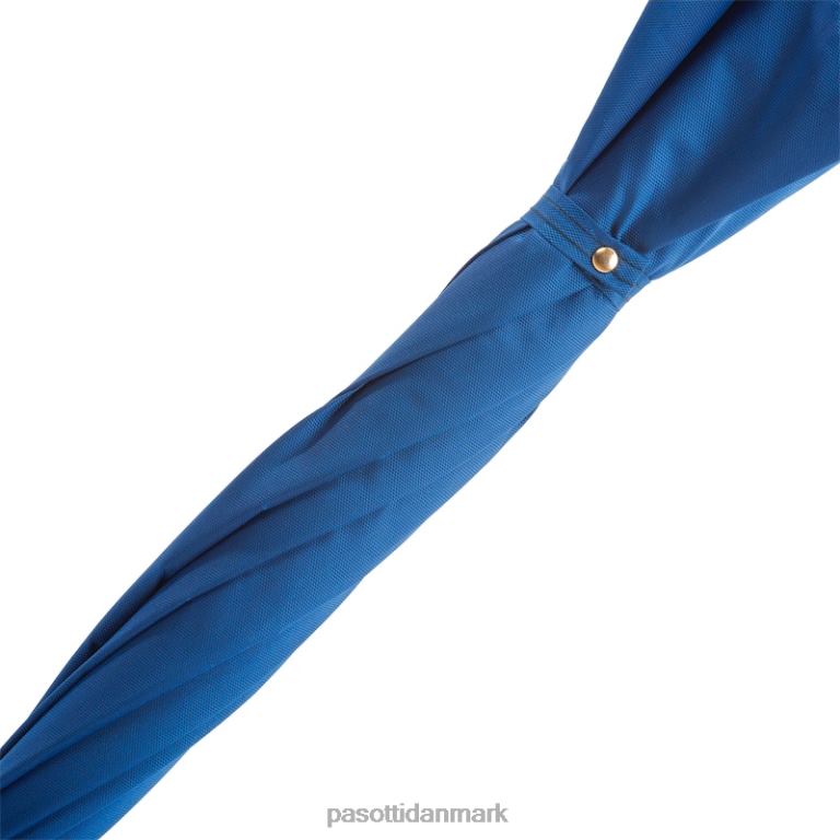 Mænd PASOTTI 479fa oxf-8 w37pb - blå paraply med guldløvehåndtag 824L223
