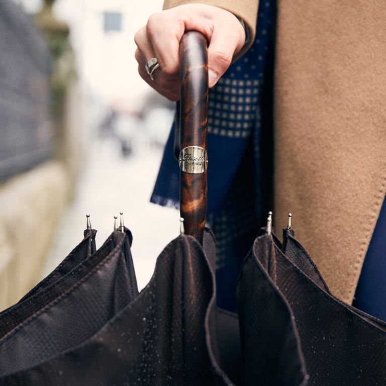 Mænd PASOTTI 142 milford-5 ht - solid stick hickory paraply 824L2100