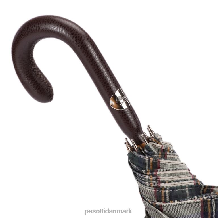 Mænd PASOTTI 142 ptb155-1 p - brun tartan paraply 824L2106