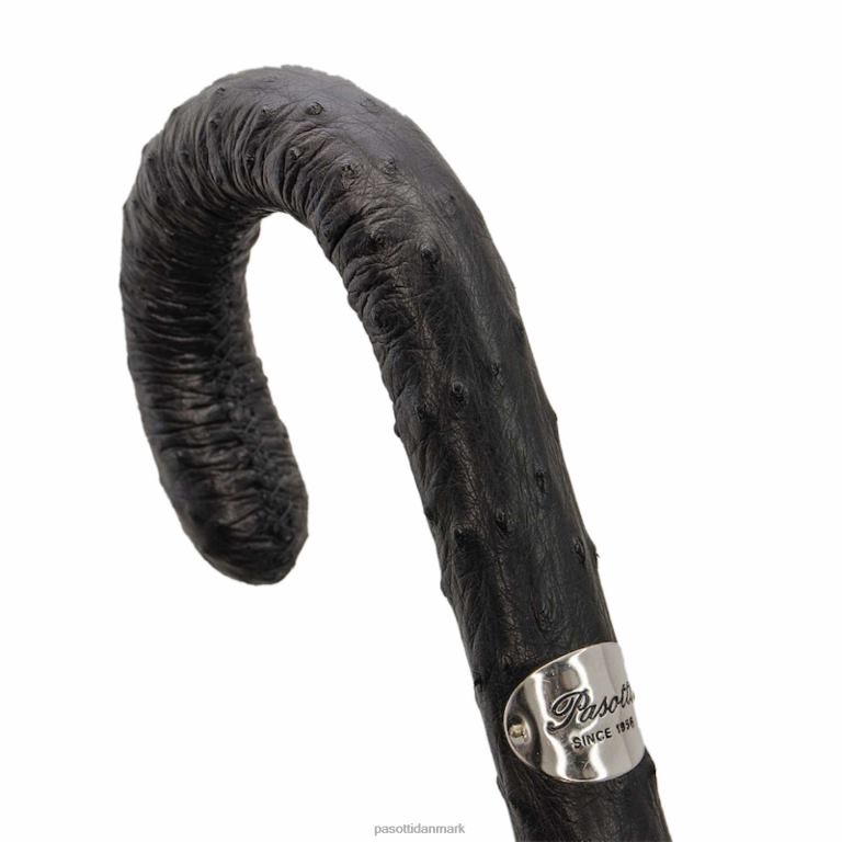 Mænd PASOTTI 142 pto cn1 s - paraply punto bianco, strudslæderhåndtag 824L2108