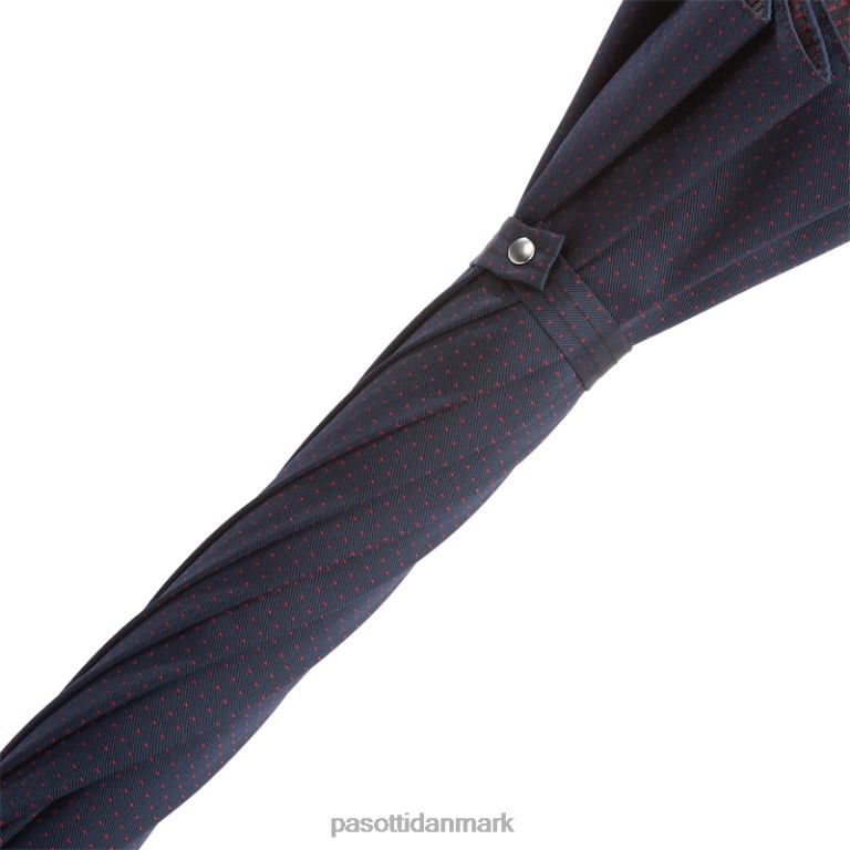 Mænd PASOTTI 142 pto cn3 p - skræddersyet paraply, rødt læderhåndtag 824L2133