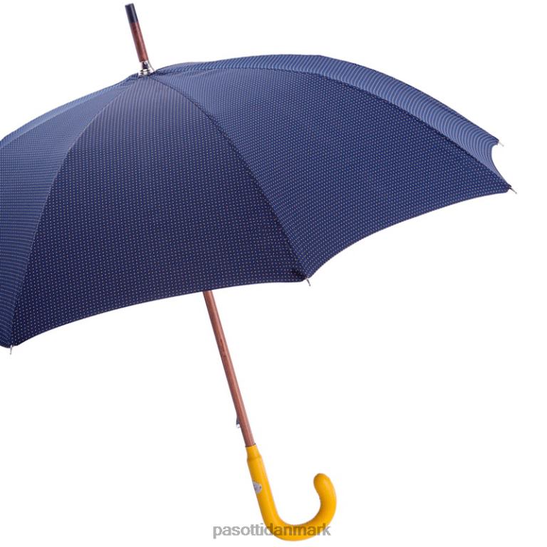 Mænd PASOTTI 142 pto cn4 p - skræddersyet paraply, gult læderhåndtag 824L2123