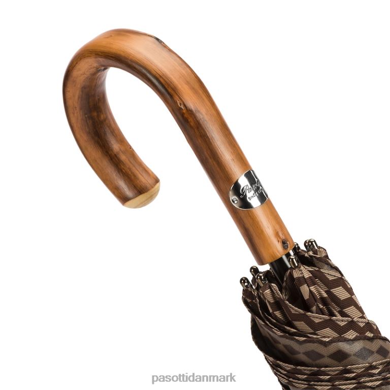 Mænd PASOTTI 145 atene-1 c - jacquard paraply med geometrisk design 824L2139