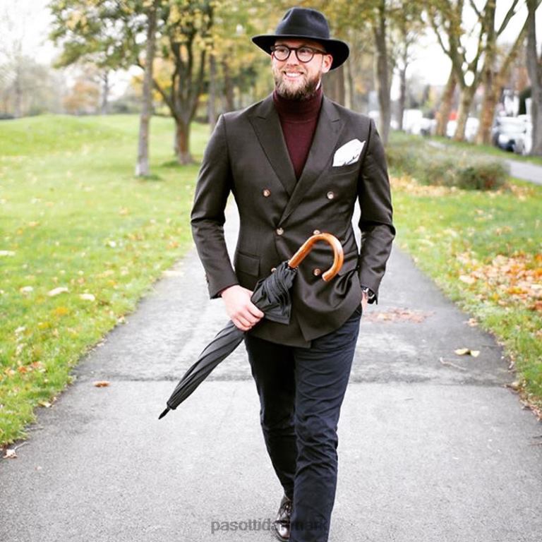 Mænd PASOTTI 145 minigalles-13 c - sort minigalle paraply 824L2116