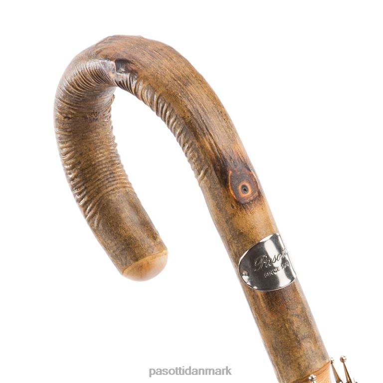 Mænd PASOTTI 476 1084-5 f - massiv askeparaply med knop-ende 824L2150