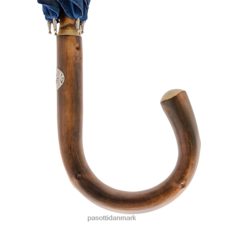 Mænd PASOTTI 476 oxf-8 c - solid pind blå paraply 824L2124