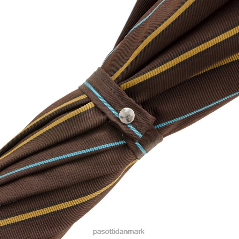 Mænd PASOTTI 478 bruce-7 115 - stribet paraply med hundehåndtag 824L2149