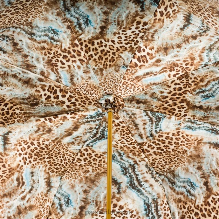 unisex PASOTTI 189 56084-4 s11 - blå animalier paraply, dobbelt klud 824L2410