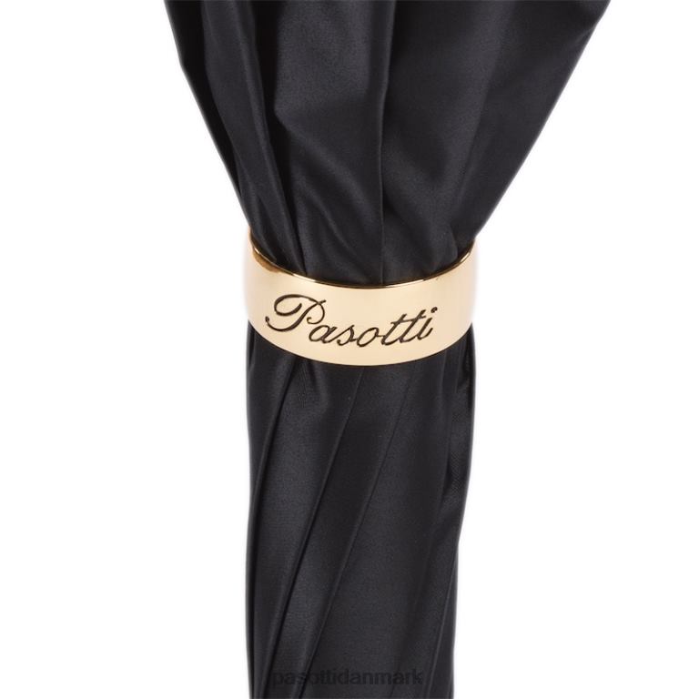 unisex PASOTTI 189 90115-2 g15 - paraply med rød leopardprint, dobbelt klud 824L2408