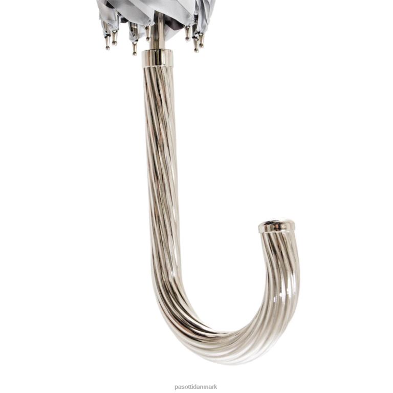 unisex PASOTTI 189n 5a003-34 g2 - paraply med grå perler og leopardprint 824L2404