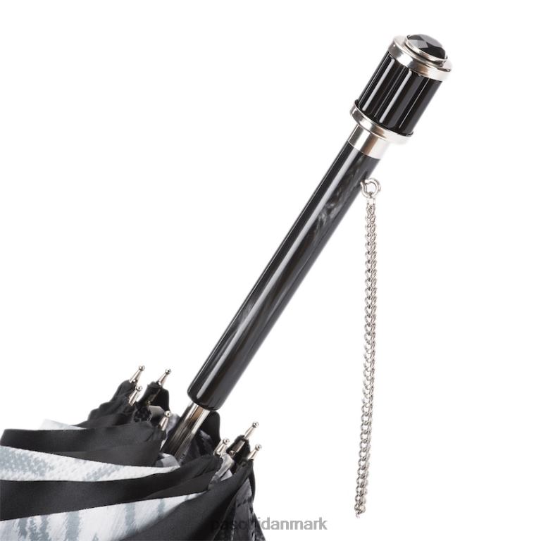 unisex PASOTTI 189n tigerpatch-6 s11 - sort og hvid animalier paraply, dobbelt klud 824L2426