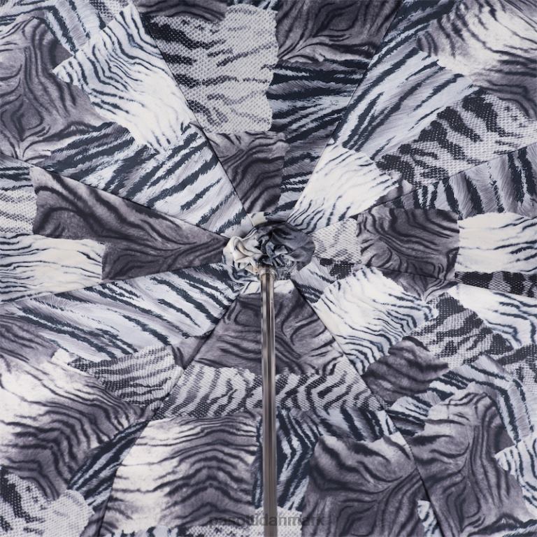 unisex PASOTTI 189n tigerpatch-6 s11 - sort og hvid animalier paraply, dobbelt klud 824L2426