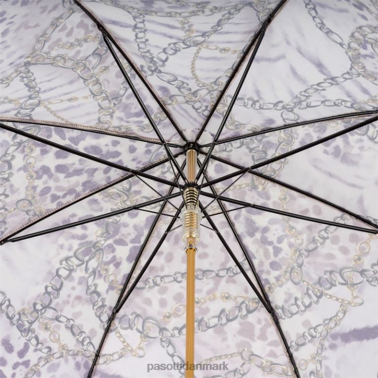 unisex PASOTTI 20 58002-7 g15 - lilla nuance paraply med kæder print 824L2414