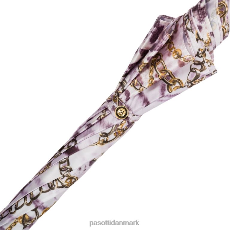 unisex PASOTTI 20 58002-7 g15 - lilla nuance paraply med kæder print 824L2414