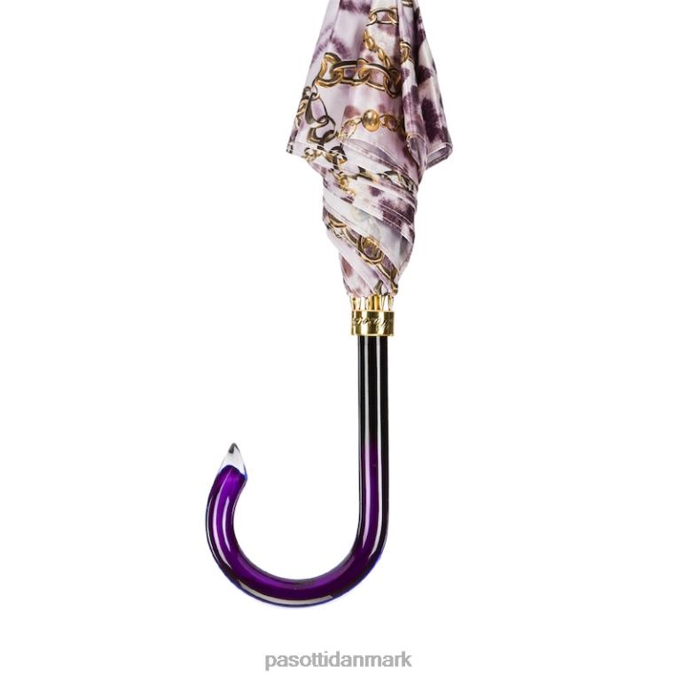 unisex PASOTTI 20 58002-7 g15 - lilla nuance paraply med kæder print 824L2414