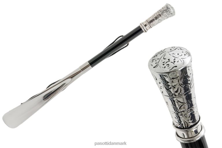 unisex PASOTTI cs w34 - klassisk lige sølv skohorn 824L2644