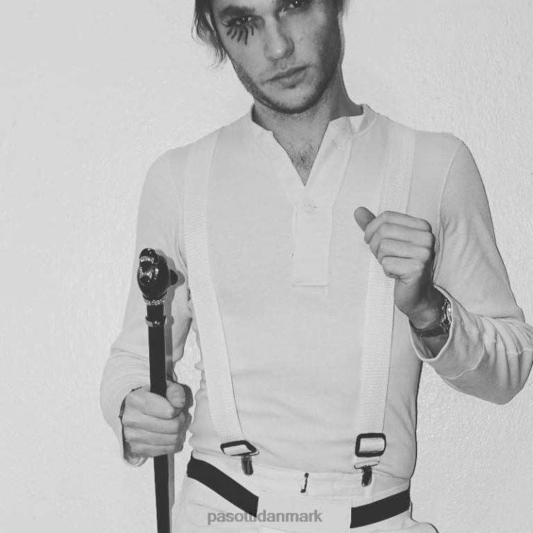 unisex PASOTTI ba k1ne - sort panterstok 824L2209