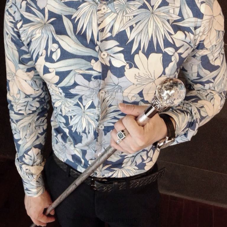 unisex PASOTTI ba w01ar - krystalkuglestok, sølvskaft 824L2241